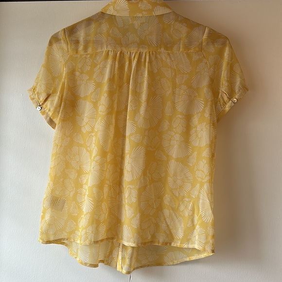 dRA LA yellow/white blouse - Picture 3 of 4